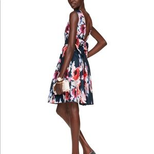 Kate Spade hazy floral bow back dress *like new*